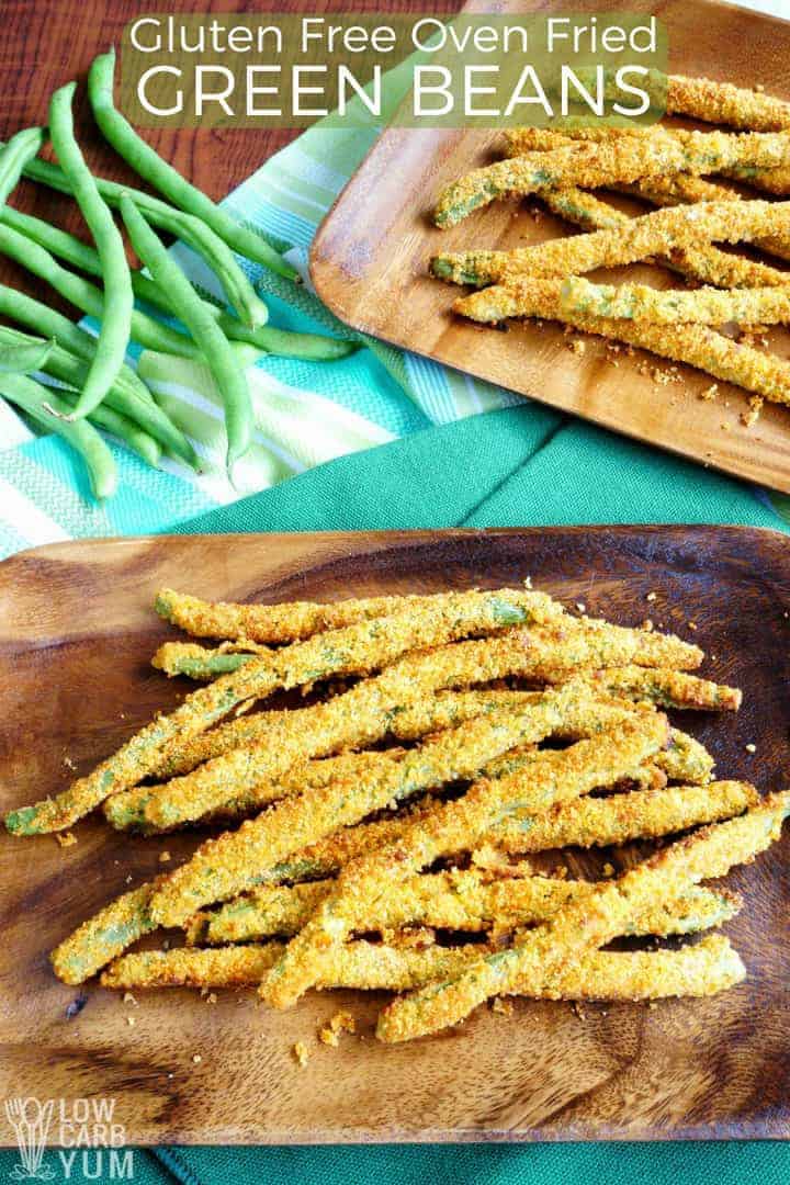 Crispy Oven Fried Green Beans Gluten Free Low Carb Yum