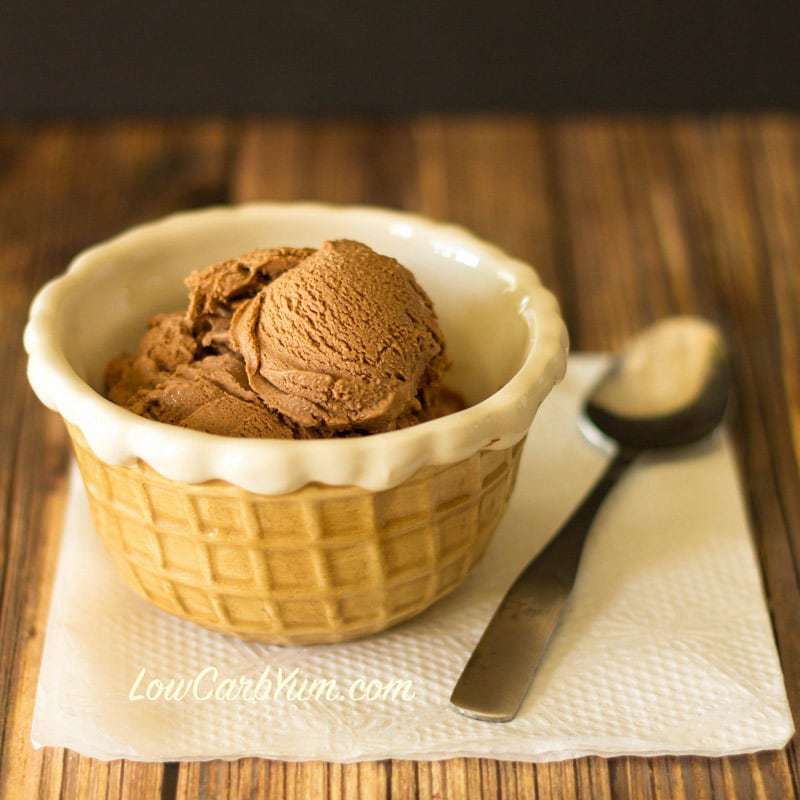 No Egg Homemade Chocolate Ice Cream