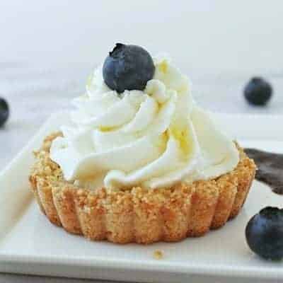 low carb Blueberry tart