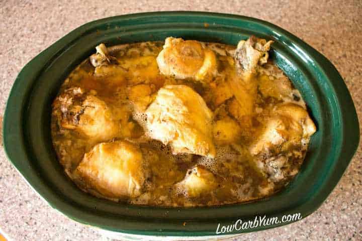 Crock Pot Chicken Thighs and Drumsticks  Low Carb Yum