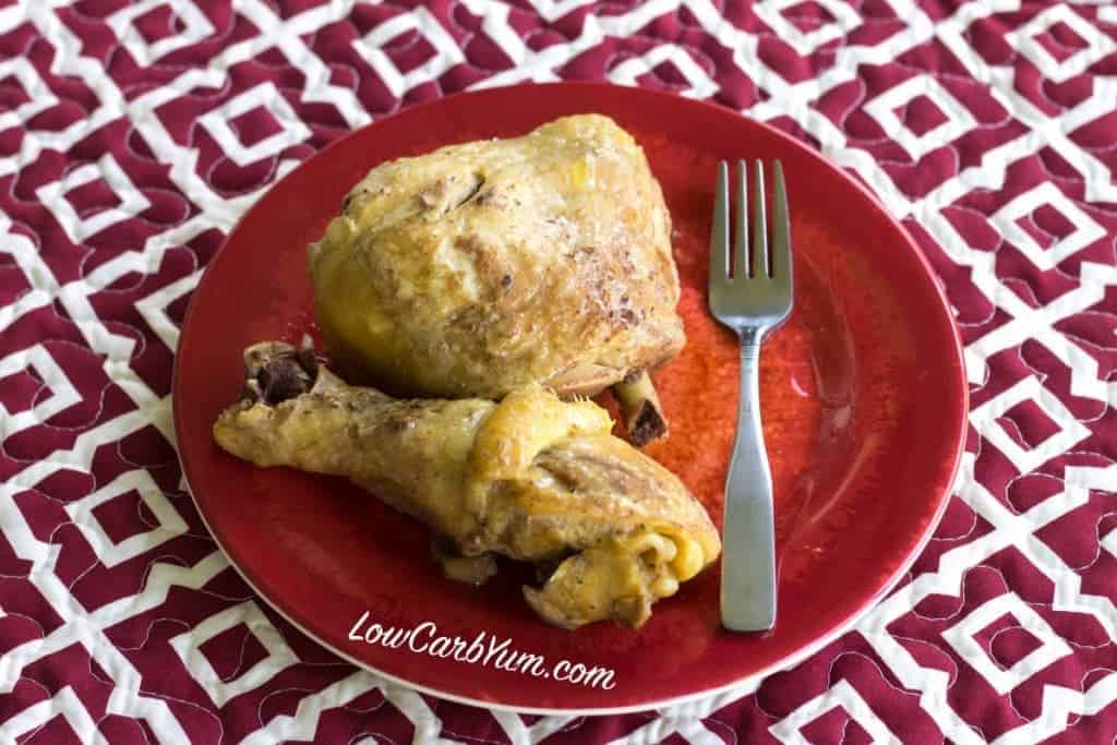 Crock Pot Chicken Thighs and Drumsticks Low Carb Yum