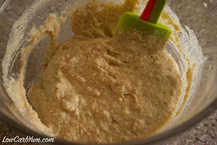 Low carb muffin batter