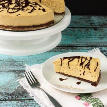 low carb no bake peanut butter cheesecake