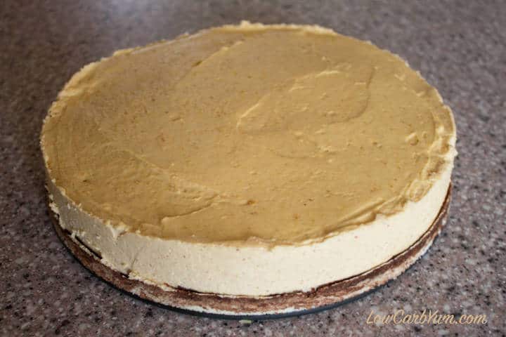 low carb peanut butter cheesecake without ganache