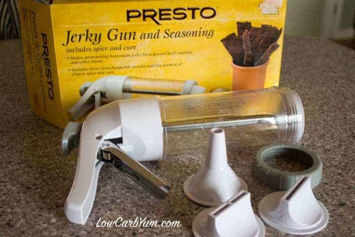 Ground beef jerky gun