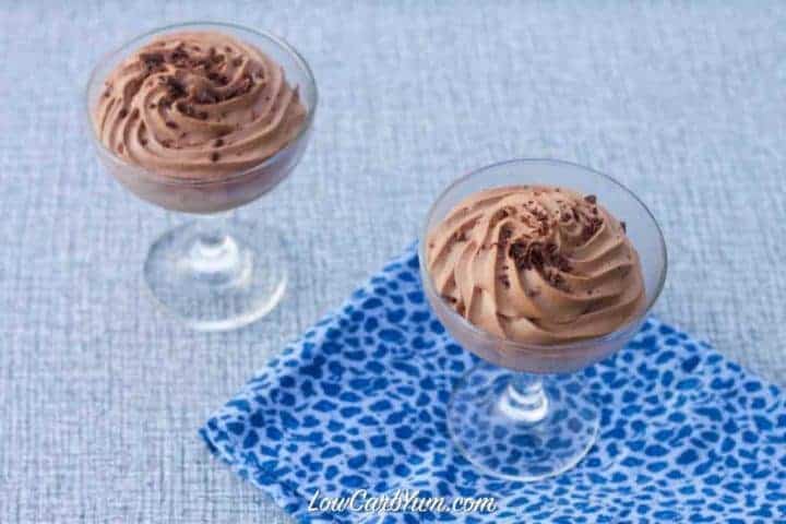 Keto Chocolate Cheesecake Mousse No Bake Low Carb Yum