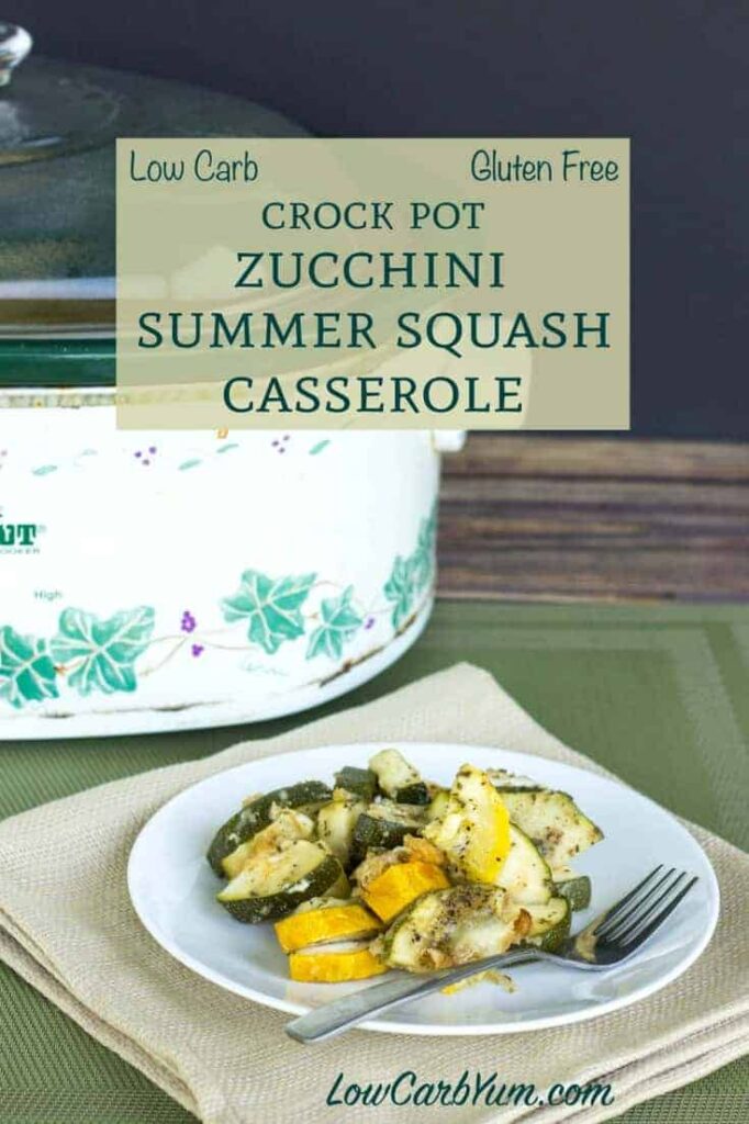 Low Carb Crock Pot Zucchini Summer Squash Recipe