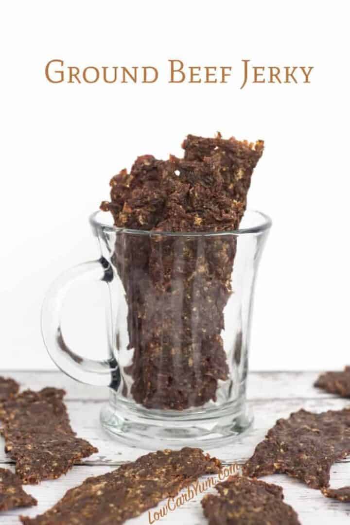 Ground Beef Jerky Recipe with Hamburger or Venison | Low Carb Yum