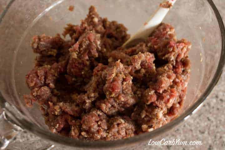 Seasoned ground beef