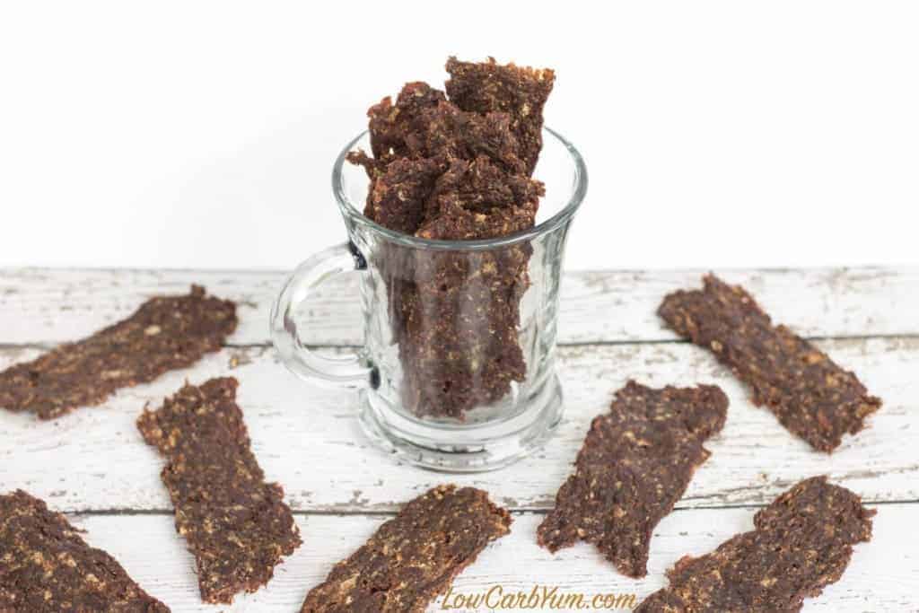 Ground Beef Jerky Recipe with Hamburger or Venison Low Carb Yum