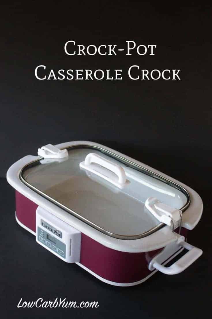 Crock Pot Ground Beef Eggplant Casserole - Low Carb Yum