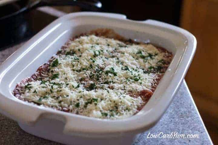 Crock Pot Ground Beef Eggplant Casserole - Low Carb Yum