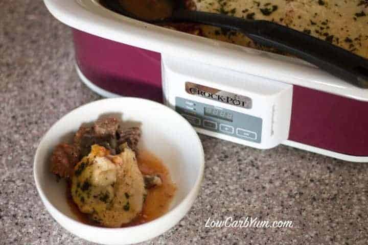 Crock Pot Ground Beef Eggplant Casserole - Low Carb Yum