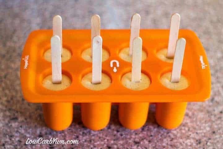 orange ice cream bar mold