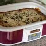 Crock Pot Ground Beef Eggplant Casserole