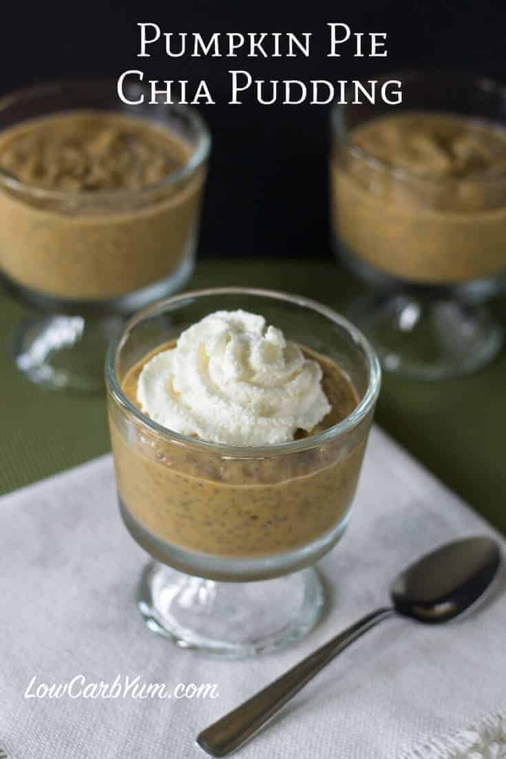 Pumpkin Pie Chia Pudding Low Carb Yum