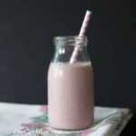 Low carb strawberry coconut milk smoothie