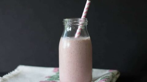 Coconut Milk Strawberry Smoothie - Low Carb Yum