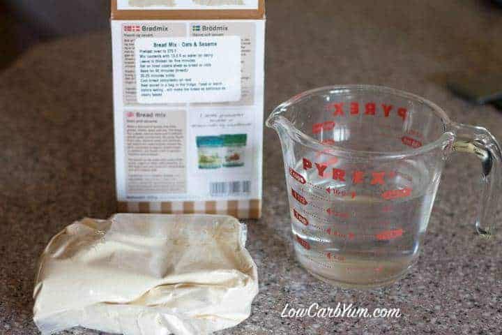 Low carb gluten free Sukrin bread mix