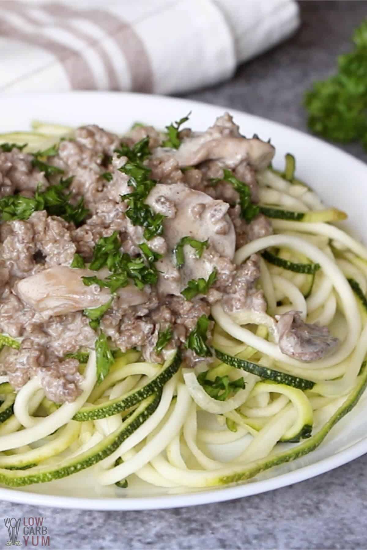 hamburger stroganoff