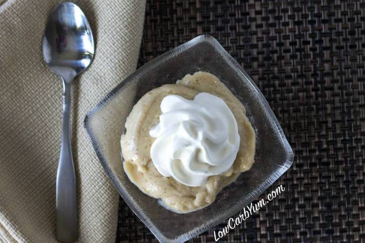 Homemade butterscotch pudding recipe from scratch with whipped cream