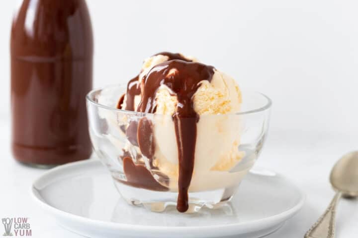 Sugar Free Chocolate Syrup Recipe (Keto, Low-Carb) - Low Carb Yum