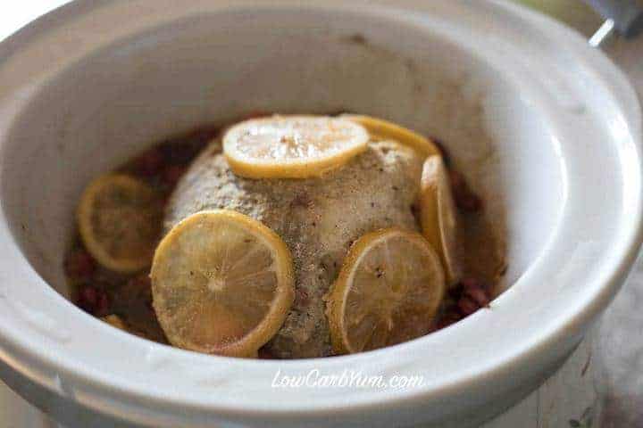 Low Carb Gluten Free Crock Pot Cranberry Pork Roast