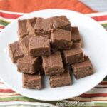 Dairy-free low carb easy chocolate peanut butter fudge