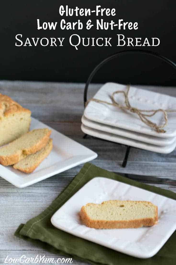 gluten-free low carb bread recipe made with nut-free sesame flour
