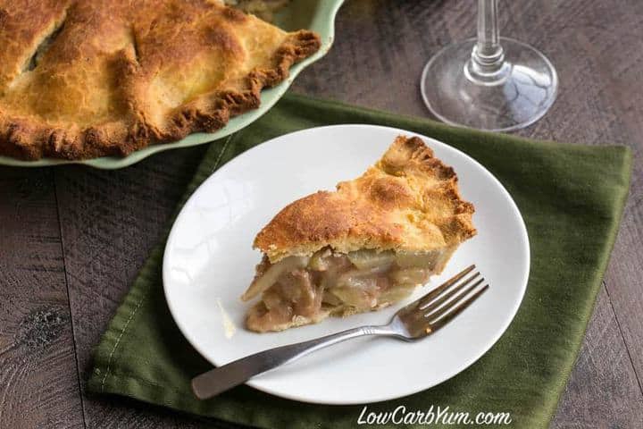 Low carb gluten free chayote squash mock apple pie