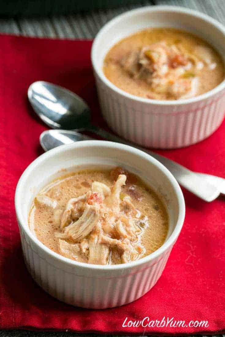 Crock Pot Mexican Chicken Soup Low Carb Yum