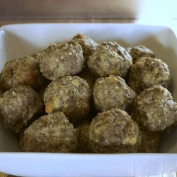 Low carb appetizer - meatballs
