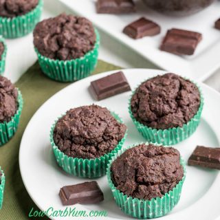 Double Chocolate Muffins – KetoDiet Cookbook
