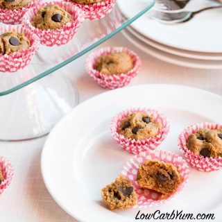 Mini Peanut Butter Chocolate Chip Muffins