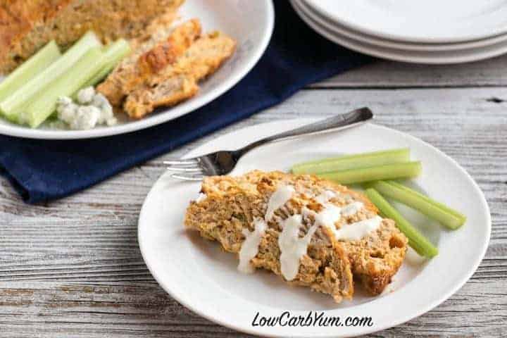 Buffalo Chicken Meatloaf - Low Carb Gluten Free