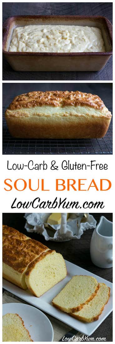Are you looking for a tried and true low carb bread recipe that has been adequately tested? Check out the low carb Soul Bread recipe! #lowcarb #keto #lowcarbbread #ketobread | LowCarbYum.com