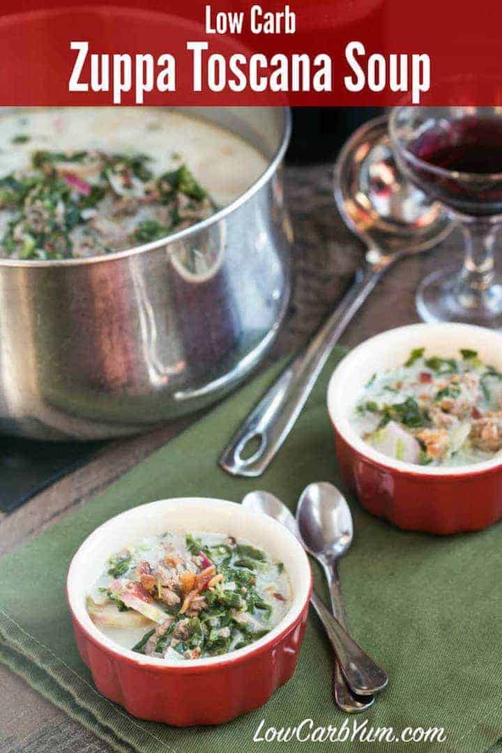 Zuppa Toscana Soup Recipe - Low Carb Gluten Free | Low Carb Yum