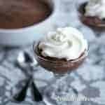 Creamy milk chocolate pudding