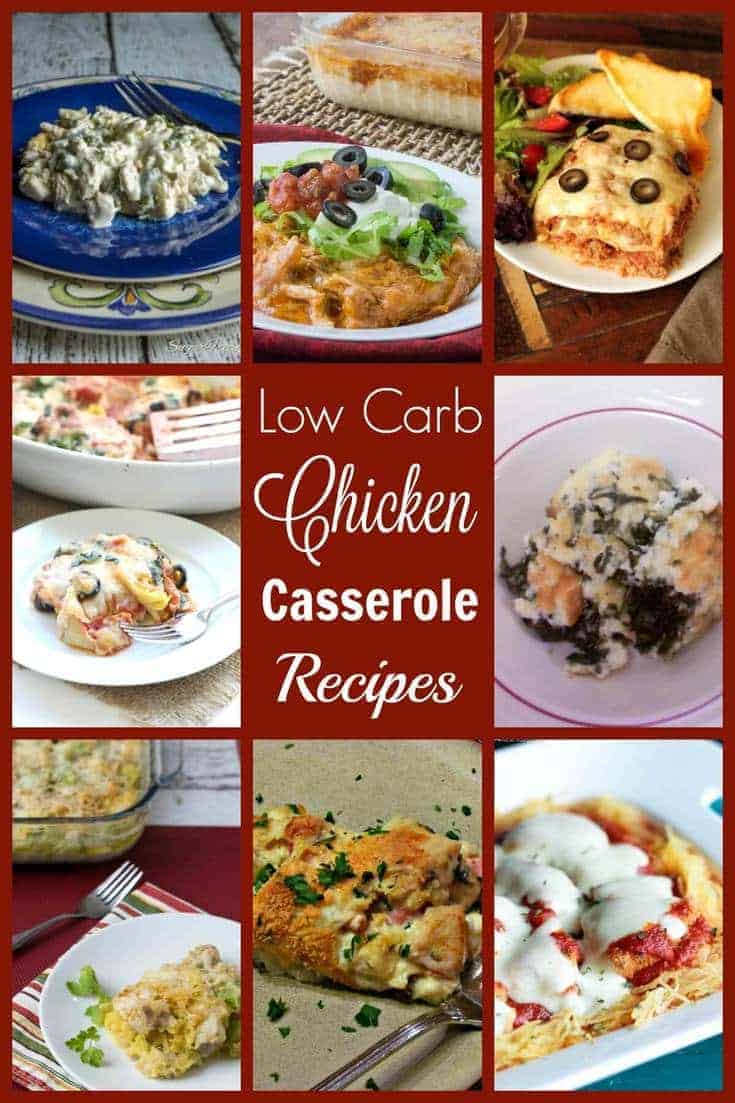 Casseroles are nice comforting meals that are usually pretty easy to put together. Here's a collection of 18 low carb chicken casserole recipes to try.