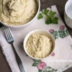 Low carb garlic mashed cauliflower celery root mash