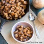 Low carb jicama apple filling