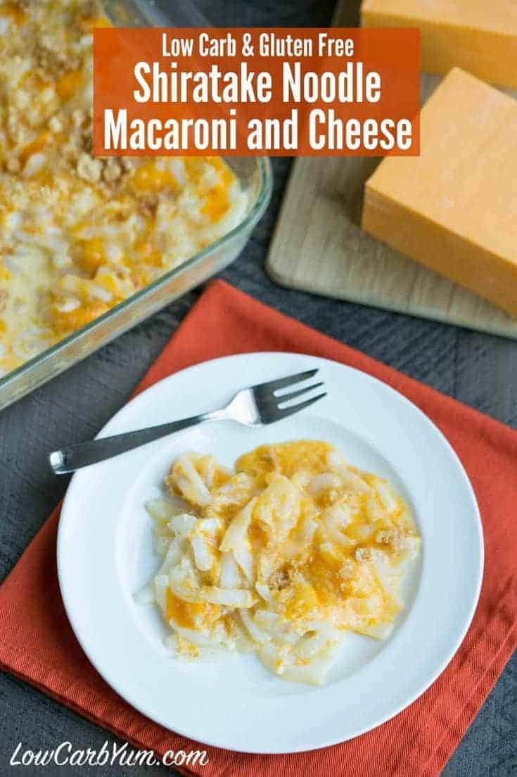 Shirataki Noodle Macaroni and Cheese - Low Carb Yum