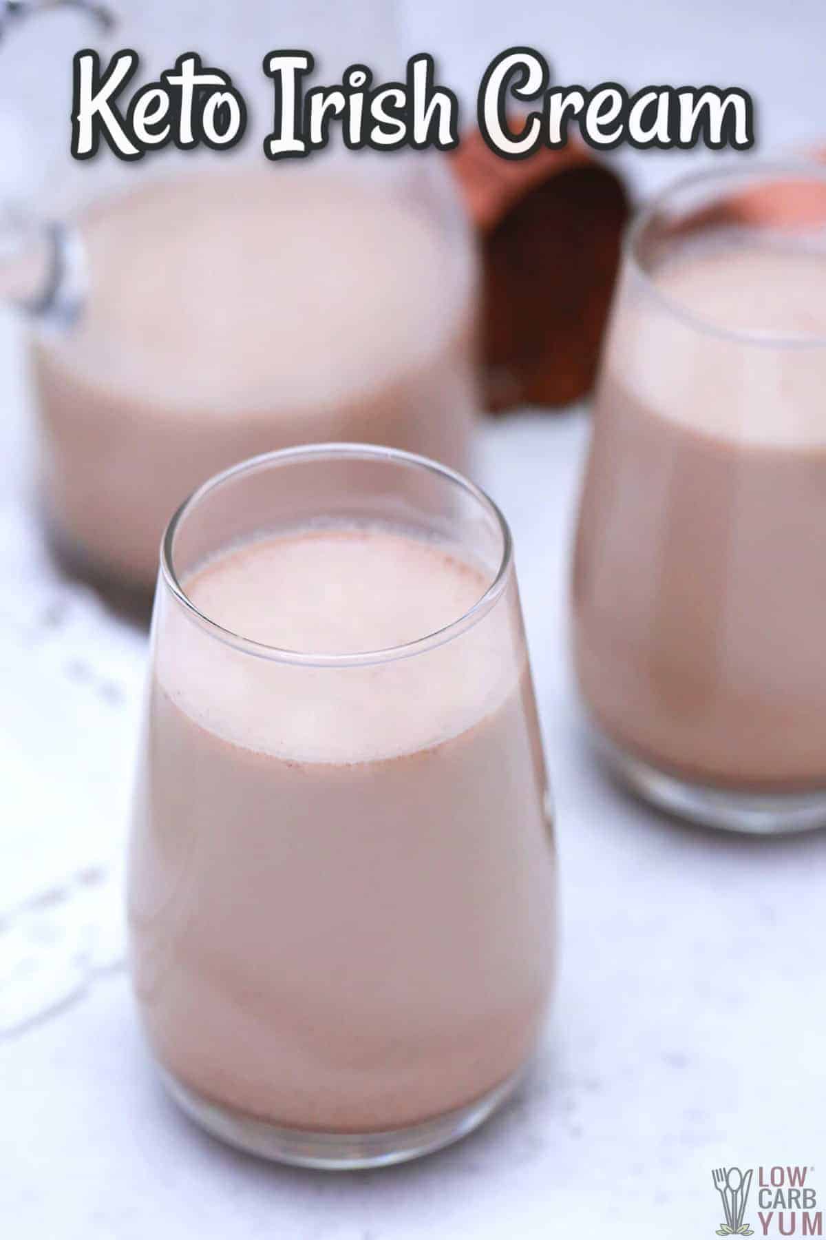 Keto Irish Cream Recipe Copycat Bailey S Low Carb Yum