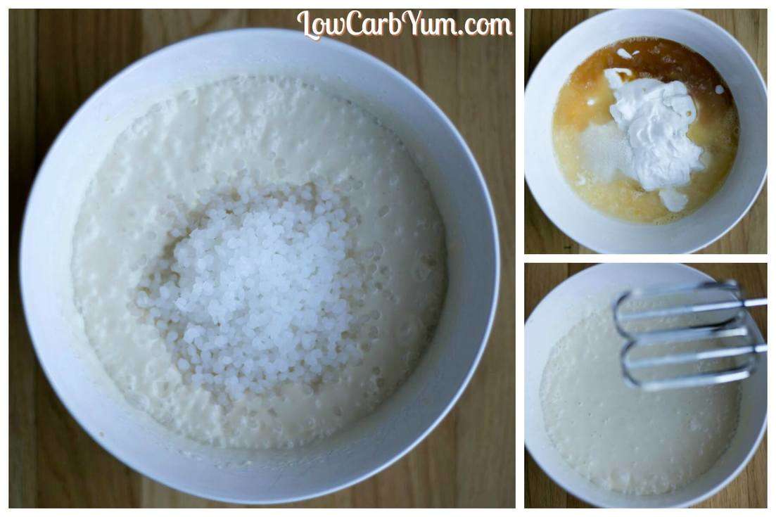 Dairy-free low-carb shirataki crock pot rice pudding