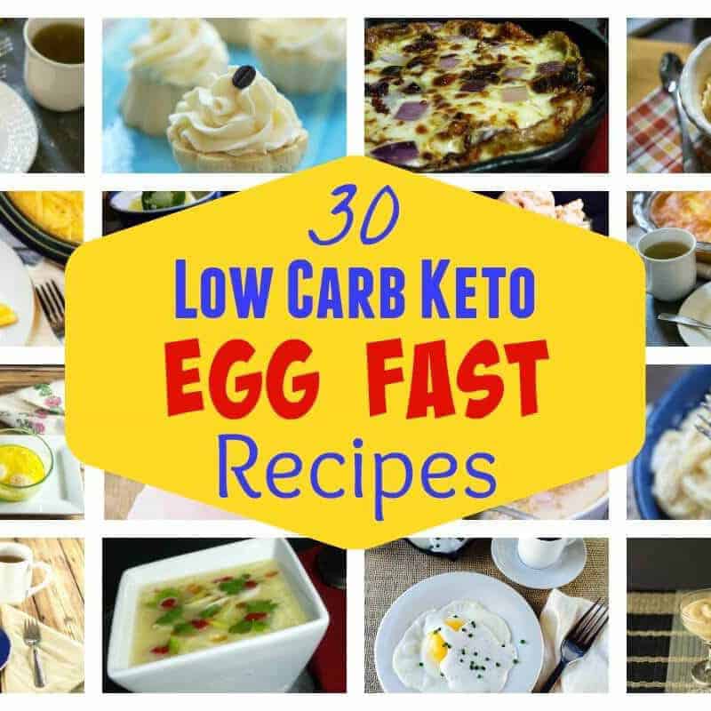 Egg Fast Diet Plan Recipes for Weight Loss | Low Carb Yum