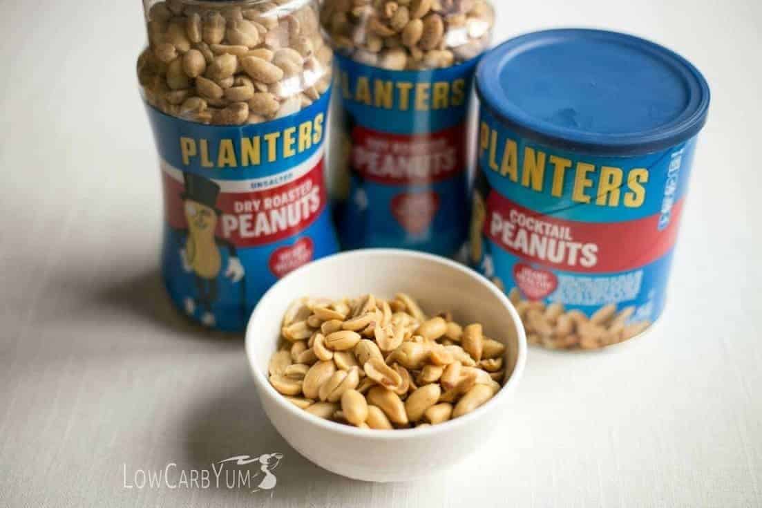 lowcarbplanterspeanutclusterssnackjars Low Carb Yum