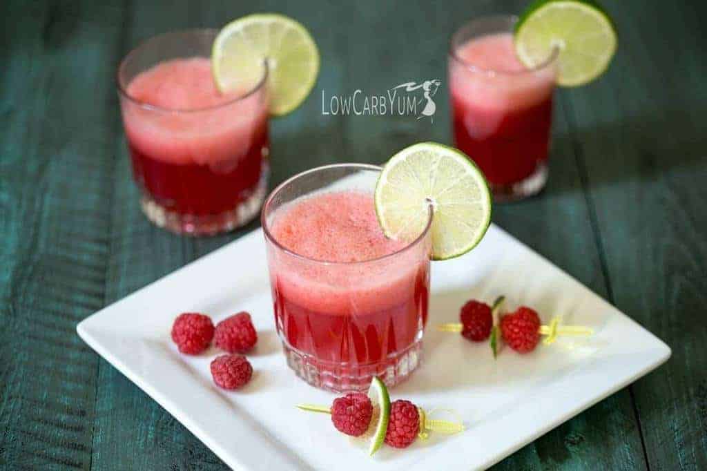 Sparkling Raspberry Limeade Mocktail