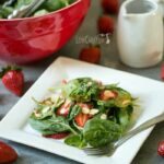 Spinach Strawberry Salad with Vinaigrette