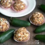 Low carb cheesy jalapeño fat bombs