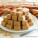 Low carb cream cheese peanut butter fudge